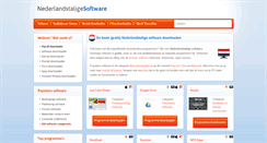 Desktop Screenshot of nederlandstaligesoftware.nl
