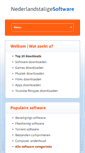 Mobile Screenshot of nederlandstaligesoftware.nl